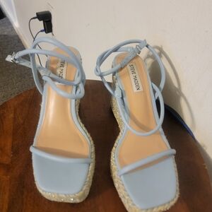 Steve Madden Women's Blue Strappy Sandals